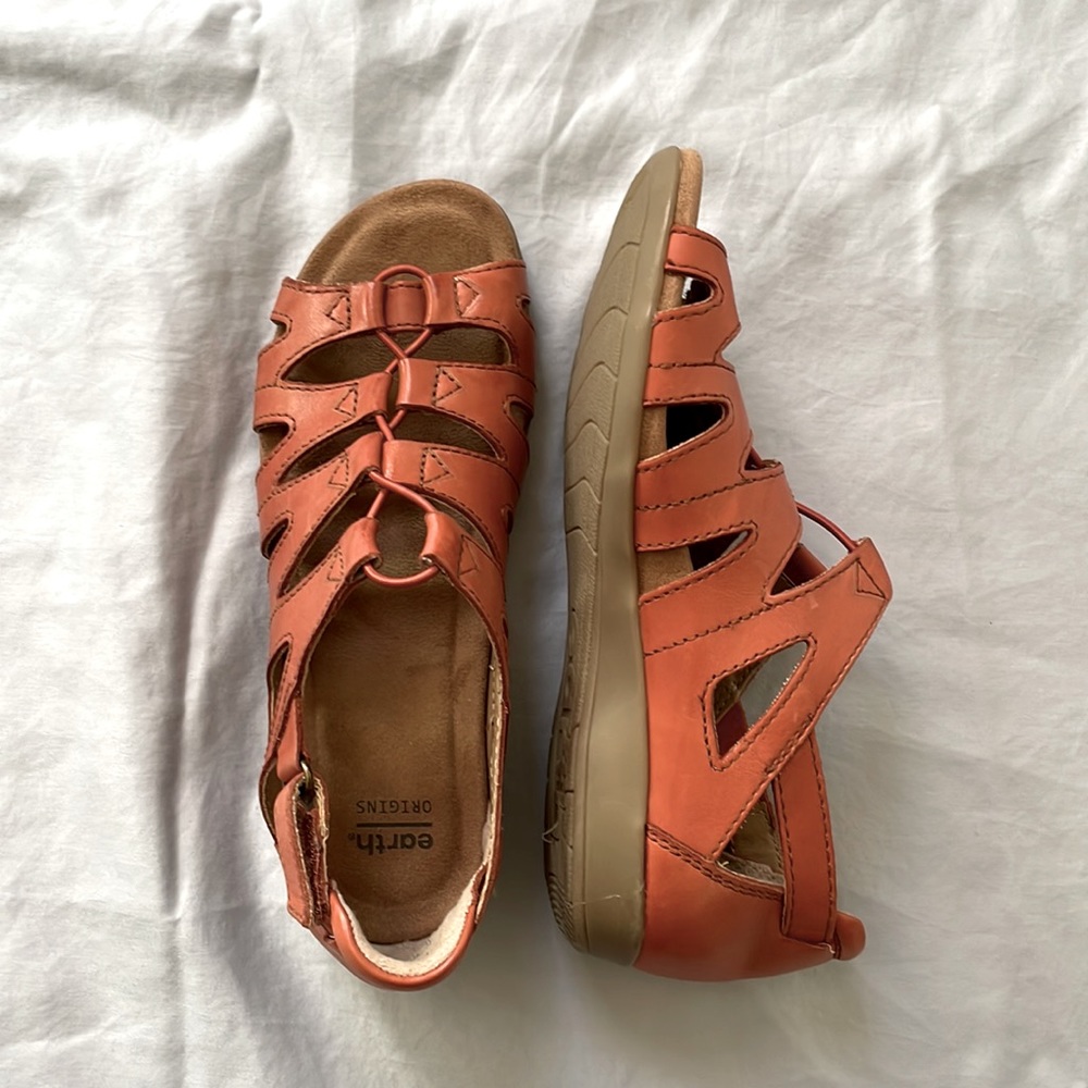 Never worn gladiator sandals | Brand: Earth shoes